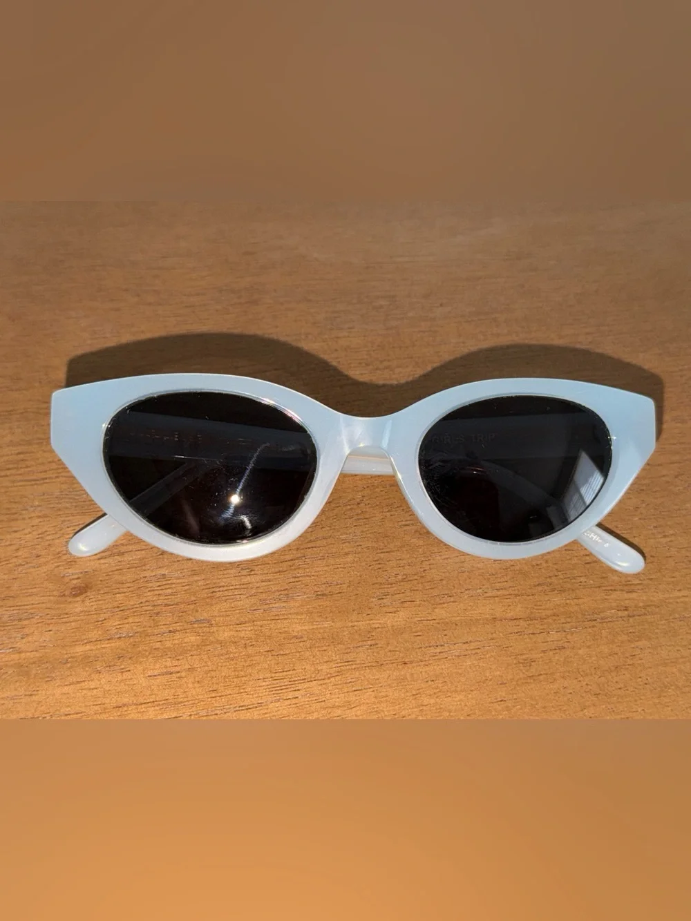 ELEVENTH:HOUR Girls Trip Pale Blue Polarized Cat Eye Sunglasses